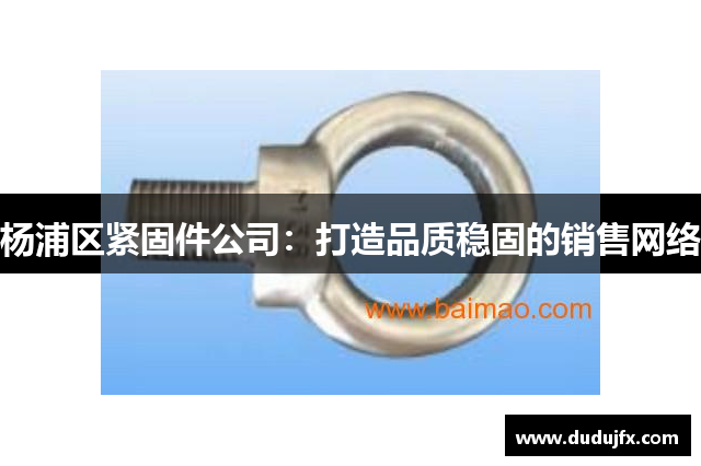 杨浦区紧固件公司：打造品质稳固的销售网络